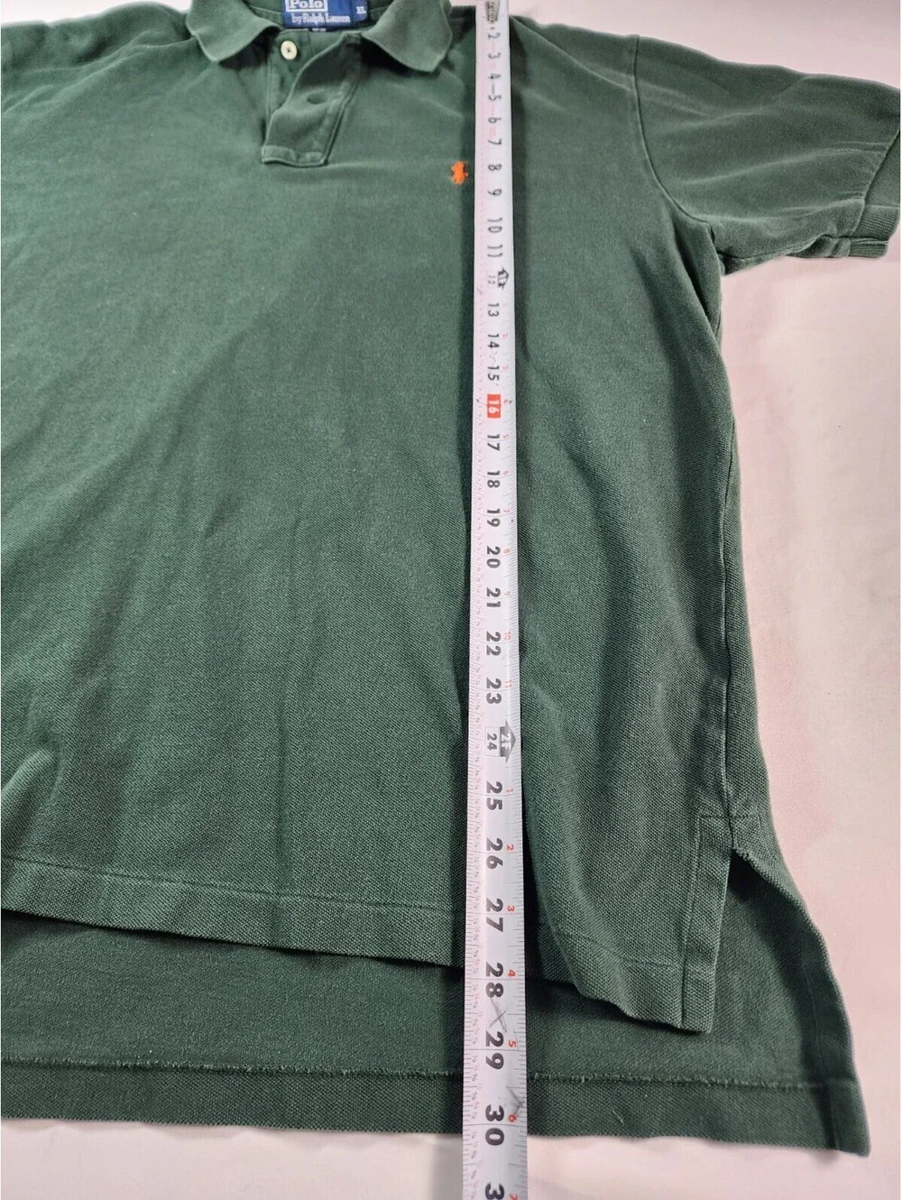 Polo Ralph Lauren Men's XL Green Short Sleeve Polo Shirt